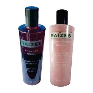 Imagem de Kit Shampoo + Condicionador de Quina Combate a Queda de Cabelo, Antiqueda