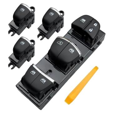 Imagem de Upgrade with LED Power Window Switch Compatible for Nissan Altima13-18Pathfinder 13-20 Sentra13-23 Rogue 14-20 Juke11-17 Leaf 25401-3TA5A 3SH1A/3NF0A (Upgrade with Light)(Upgrade with light)