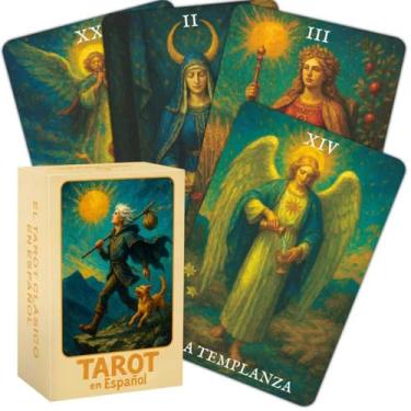 Imagem de soulme Tarot Cards Deck for Beginners, Baraja de Tarot española, Cartas De Tarot para Principiantes En Español, 78tarot cartas de oraculos en español