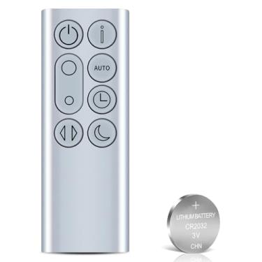 Imagem de RETROSUN Controle remoto de substituição para Dyson TP05 PH01 TP4A ventilador de torre quente + frio e purificador de ar com bateria - prata (sem magnético)