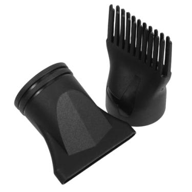 Imagem de MAGICLULU 2 peças de bocal de secador de cabelo, concentrador difusor versátil para distribuição uniforme de calor, compatível com secadores de cabelo para penteados definidos, uso diário