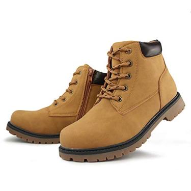 Imagem de Hawkwell Bota de trabalho infantil clássica com zíper à prova d'água (bebê/criança pequena/criança grande), 2092-tan, 21