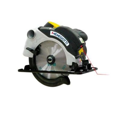 Imagem de Serra Circular Menegotti Mmc 1400 7.1-4 1400W 110V - Disco 24 E 40 Dentes - Laser Guia