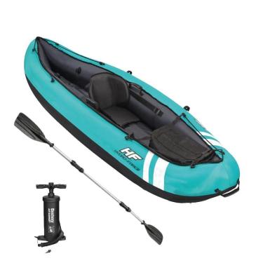 Imagem de Caiaque Inflável Ventura 1 Pessoa + Remo + Bomba De Ar Bestway