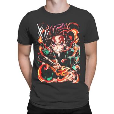 Imagem de Camiseta Unissex  Kimestu No Yaiba Demon Slayer  Tanjiro - Shimai, 14