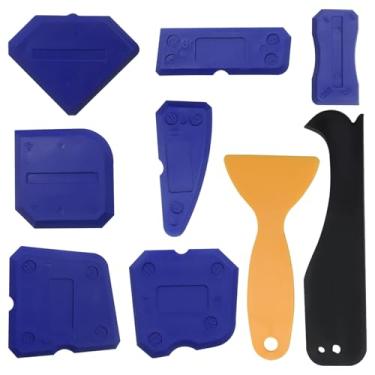 Imagem de BokWin Conjunto de ferramentas de calafetagem de gel de sílica, kit de calafetagem para acabamento de argamassa, conjunto de ferramentas de calafetagem para superfícies de banheiro e cozinha