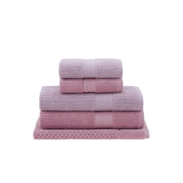 Imagem de Jogo De Toalhas Buddemeyer Penteado Canelado Gigante 5 Peças