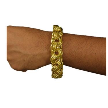 Imagem de Pulseira Luxuosa De Mc Moeda Antiga Nao Descasca