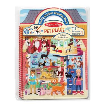 Imagem de Melissa & Doug Pet Shop Puffy Sticker Set With 115 Reusable Stickers