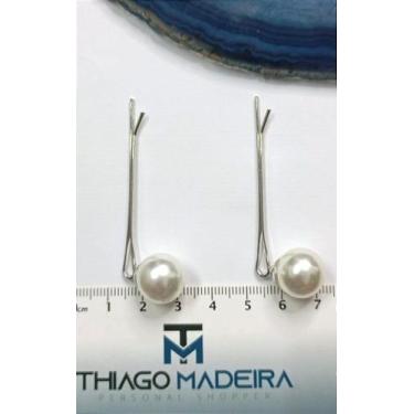 Imagem de Grampos Niquel de Pérolas - 2 Unidades para Acessórios de Cabelo - no-