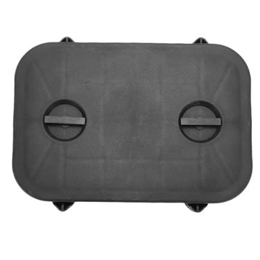 Imagem de Generic Escotilha de Acesso Retangular Ao Convés do Barco Marinho, 10,31 X 15,47 pol. Nylon Antienvelhecimento Porta de Inspeção Retangular Resistente Tampa da Escotilha do Convés (Preta)