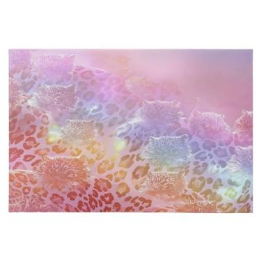 Imagem de CEBUGI Tapete de área 60 x 90 cm macio lavável tapete antiderrapante com suporte de borracha tapetes de área de impressão animal para sala de estar, quarto, decoração de casa