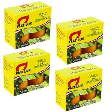 Imagem de Kit 8 Velas Citronela Repelente Insetos Mosquitos Aromática