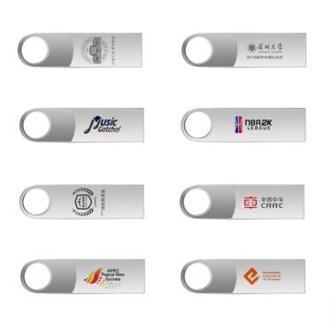 Imagem de Unidades USB de metal personalizadas, pen drives personalizados para presentes de negócios, marca corporativa, brindes promocionais, lembranças de eventos, pendrive de metal gravado personalizado com