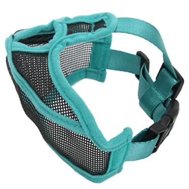 Imagem de Generic Focinho Curto de Malha Respirável Ajustável para Buldogues, Focinho de Buldogue Anti-mordida para Cães, Ideal para Franceses, Terriers de Boston, Pugs, Chihuahuas, de Nylon Com Rede de (M)