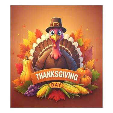 Imagem de CEBUGI Capa de ímã de máquina de lavar louça de desenho animado de peru decorativas capas de porta de lava-louças 58 x 66 cm decalque de painel de geladeira para decoração de cozinha doméstica