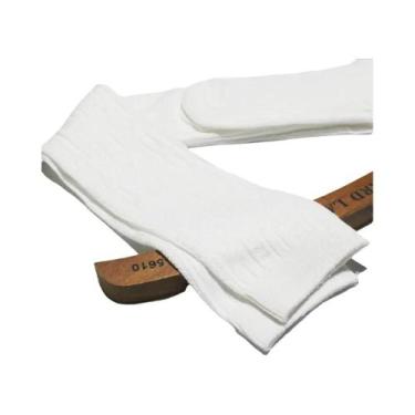 Imagem de Meias Longas De Inverno Femininas Tricotadas Até a Coxa Em Cores Sólid