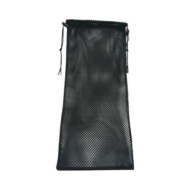 Imagem de Bolsa De Malha De Nylon Com Cordão, Armazenamento Respirável Para Merg