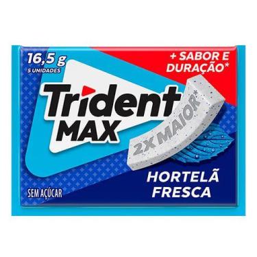 Imagem de Chiclete Max Hortelã Fresca Trident 16.5g