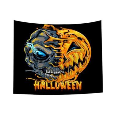 Imagem de Tapeçaria, microtecido de parede de Halloween, 150x130cm, decoração de
