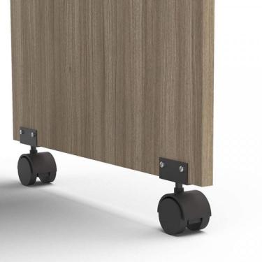 Imagem de Escrivaninha 3 Gavetas Osaka Politorno Castanho