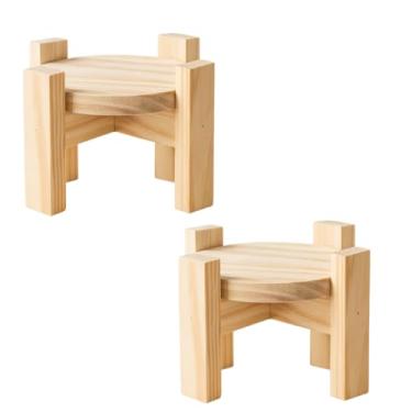 Imagem de Floreira Kit Suporte Vaso Violeta Suculenta Casa Home Decor(2 Suporte Base)