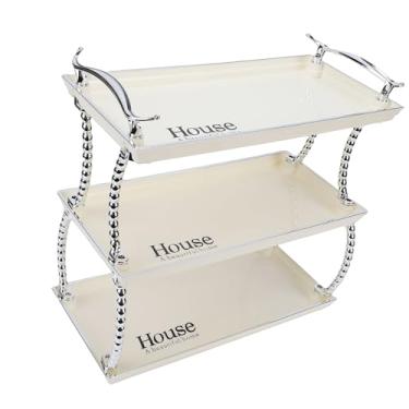 Imagem de ZJchao Suporte Organizador de Copos de 3 Camadas, Alta Capacidade, Economia de Espaço, Prateleira Durável para Canecas, Balcão de Cozinha, Escritório, Sala de Estar, Feito de PET ABS