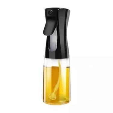 Imagem de Kit Frascos de Spray Garrafa Pulverizador Multiuso de Azeite de Oliva Vinagre (Preto)