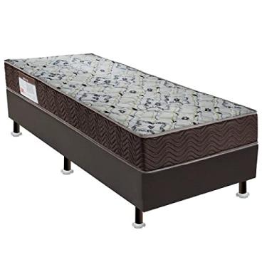 Imagem de Cama Box Iso D45 Solteirão Ortobom Marrom/Branco