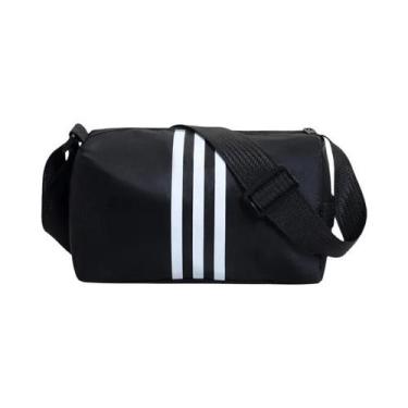 Imagem de Travesseiro de nylon listrado de grande capacidade Bolsa esportiva cas