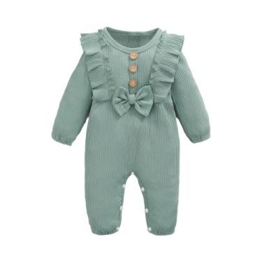 Imagem de Macacão Para Bebê Menina De 0 a 3 Meses, Fantasia De Recém-Nascido Com