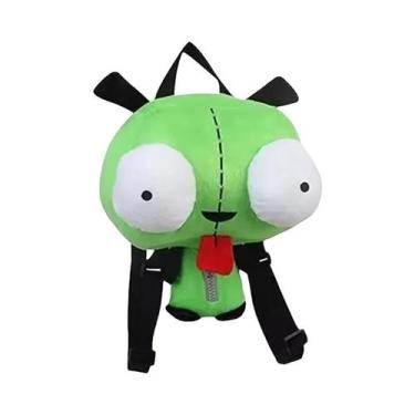 Imagem de Mochila De Pelúcia Robô Alienígena Zim Com Olhos 3D Para Crianças, Bon
