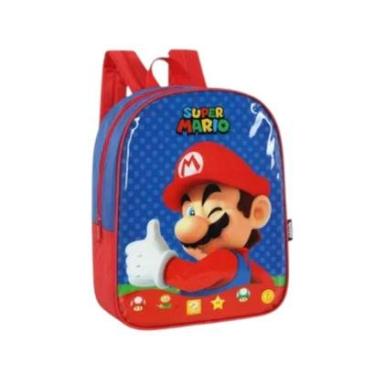 Imagem de Mochila Super Mário Costas Infantil Meninos-Masculino