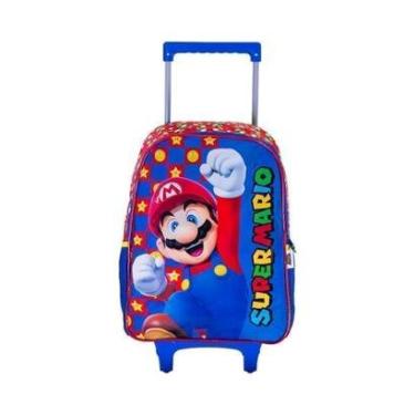 Imagem de Mochila Carrinho Vermelho Kids Super Mario | Luxcel-Masculino