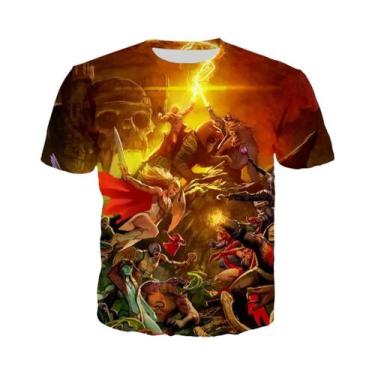Imagem de Camiseta Unissex Oversized Com Estampa 3D He-Man Masters of the Univer