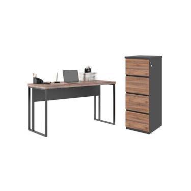 Imagem de Jogo Arquivo Com Mesa De Computador Cuba Noce Preto