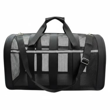 Imagem de Bolsa Transporte Pet Gato Cachorro Animais Estimaçao Passeio Viagem Ca