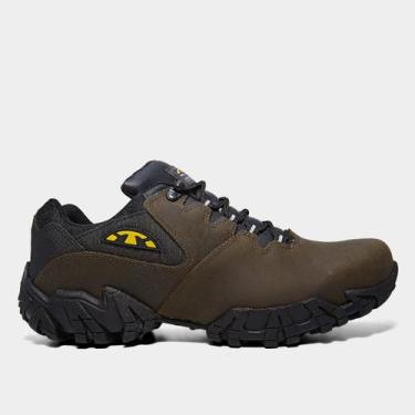 Imagem de Tênis Couro Bull Terrier Bruce Low Masculino, Musgo, 43