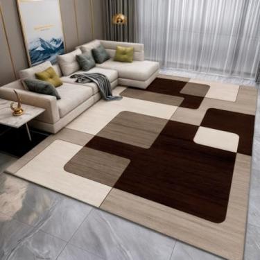 Imagem de Tapete para Sala de Luxo Estampado Antiderrapante Tapete Grande para Quarto Escritório(1.50 X 1.00M,ESTAMPA 06)