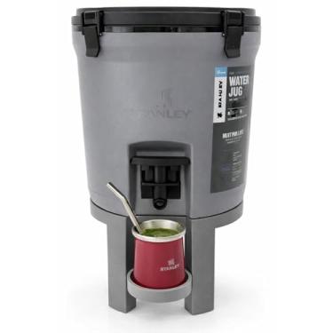 Imagem de Suporte para Garrafa Térmica/Galão 7,5L a 10L Water jug– Base Estável em PLA | com suporte para Copo (Cinza)