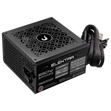 Imagem de Fonte Gamer Rise Mode Elektra, 650W, Bronze, PFC Ativo, Preto - RM-PSU-ELK-650-B-Unissex