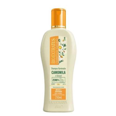 Imagem de Shampoo Clareador Cabelos Loiros Camomila e Girassol Iluminador Bio Ex