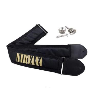 Imagem de Correia Violão/Guitarra/Baixo Luxo NIRVANA + Roldanas (par) - JPG Bags