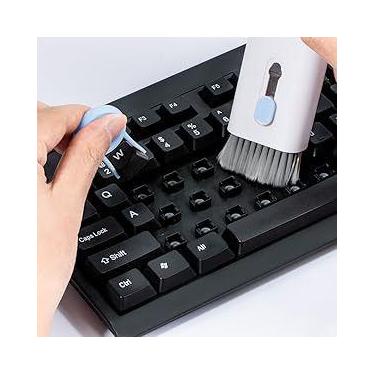 Imagem de Kit Escovas Limpeza Sujeira Tablet Botões Fone Teclado Celular Noteboo