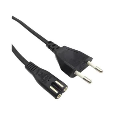 Imagem de Cabo De Energia Europeu EU Para TV Samsung Hisense PS5 PS4 Xbox Substi