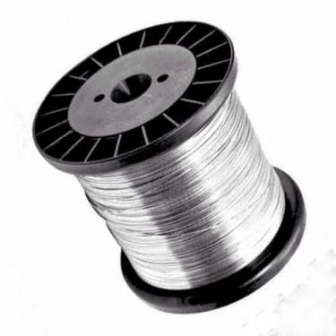 Imagem de Fio de Aço Inox 304L Polido Brilhante, diâmetro 0,45mm, durabilidade, 