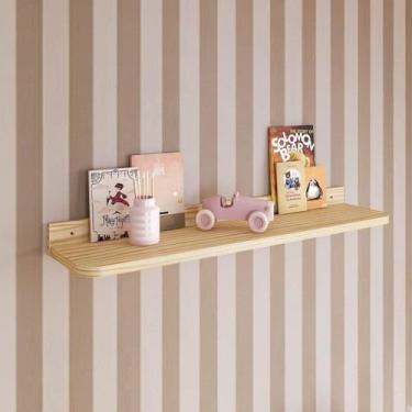 Imagem de Prateleira Decorativa 90cm Wave Casatema Natural