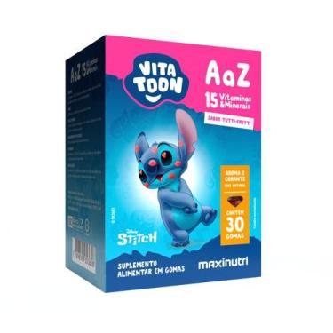 Imagem de Vitatoon Stitch Polivitaminico AaZ Sabor Tutti-Frutti 30 Gomas - Maxin