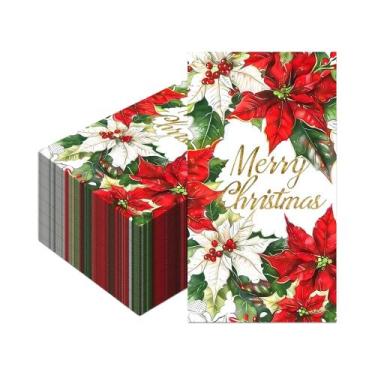 Imagem de Guardanapos De Natal Descartáveis 20 40 60pcs, Servilletas De Papel Pa