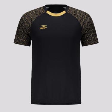 Imagem de Camiseta Penalty Bravo Preta e Dourada-Masculino
